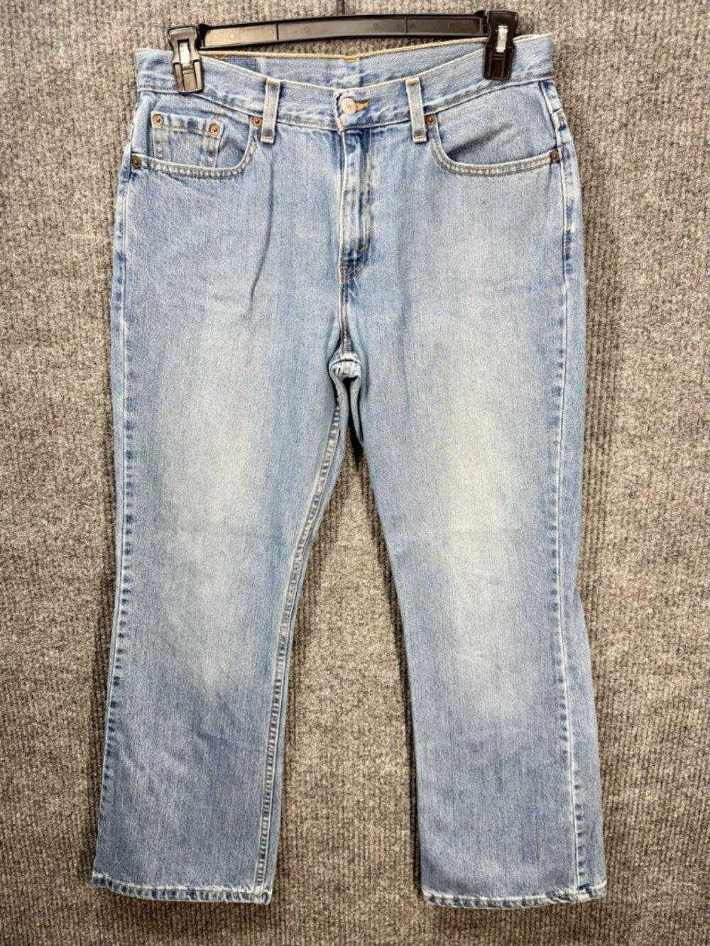 Vtg Levis 515 Jeans Womens 12 (32x30) Lower Rise Boot Cut Light Wash Denim Y2K